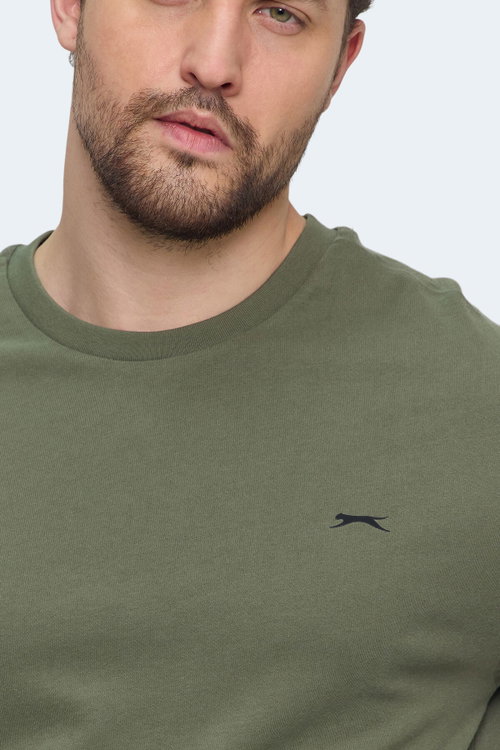 Slazenger VELLAMO 2 Lİ SET Erkek Haki / Gri Tişört