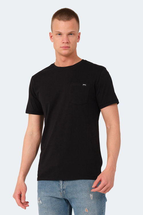 Slazenger VESELA 2 Lİ SET Erkek Siyah -Taş Gri Tişört