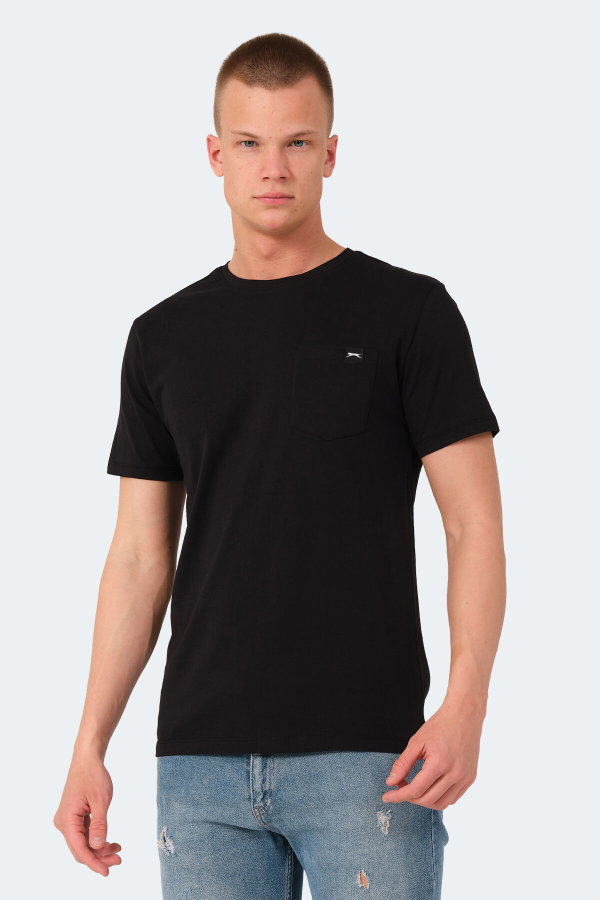 Slazenger VESELA 2 Lİ SET Erkek Siyah -Taş Gri Tişört