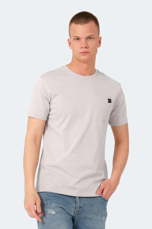Slazenger VESELA 2 Lİ SET Erkek Siyah -Taş Gri Tişört