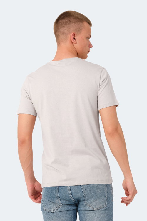 Slazenger VESELA 2 Lİ SET Erkek Siyah -Taş Gri Tişört