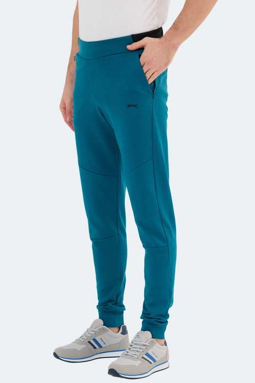 Slazenger VESSEL 2 Lİ SET Erkek Siyah - Petrol Eşofman Altı