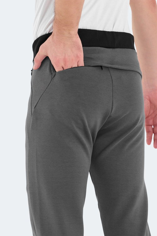 Slazenger VESSEL 2 Lİ SET Erkek Siyah - Koyu Gri Eşofman Altı