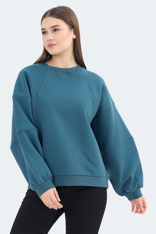 Slazenger VIA 3 LÜ SET Kadın Oversıze Sweatshırt
