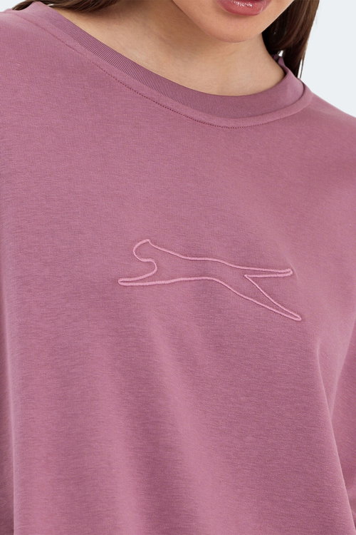 Slazenger VIKENTI SW 2 Lİ SET Kadın Yeşil - Gül Sweatshırt