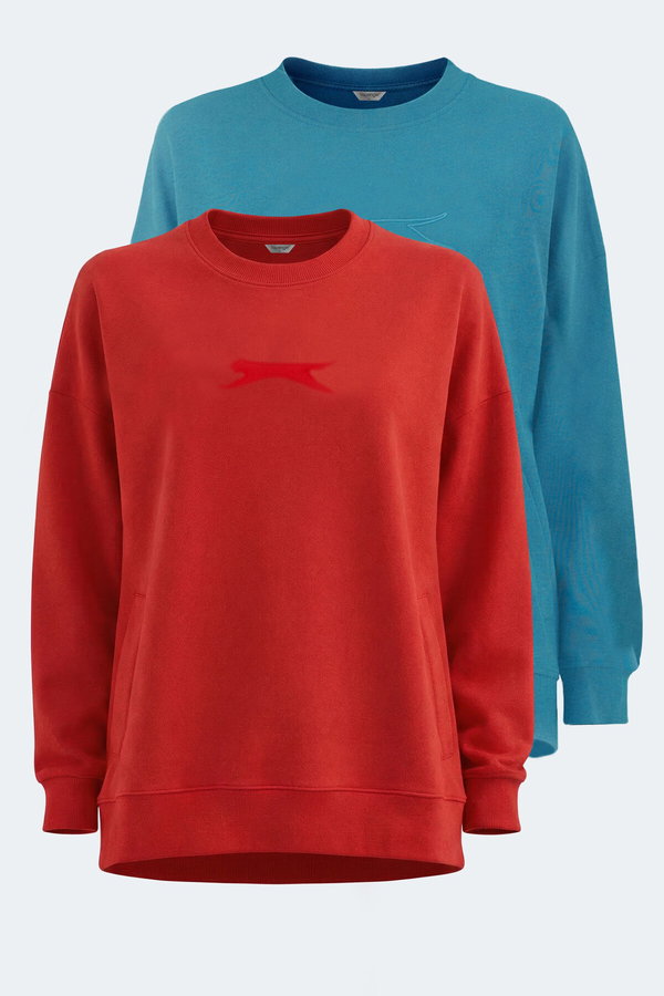 Slazenger VIKENTI SW 2 Lİ SET Kadın Sweatshırt