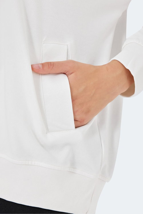 Slazenger VIKENTI SW 2 Lİ SET Kadın Beyaz - Siyah Sweatshırt