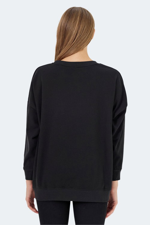 Slazenger VIKENTI SW 3 LÜ SET Kadın Beyaz - Siyah - Bej Sweatshırt