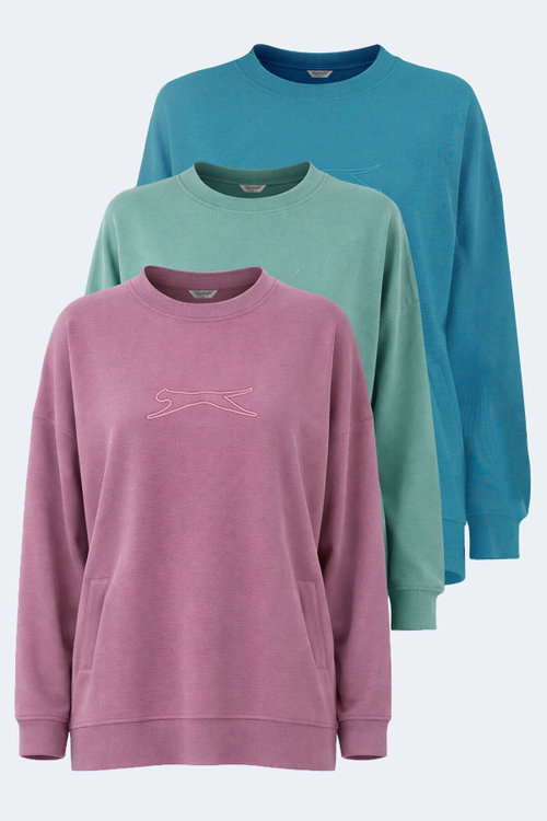 Slazenger VIKENTI SW 3 LÜ SET Kadın Sweatshırt