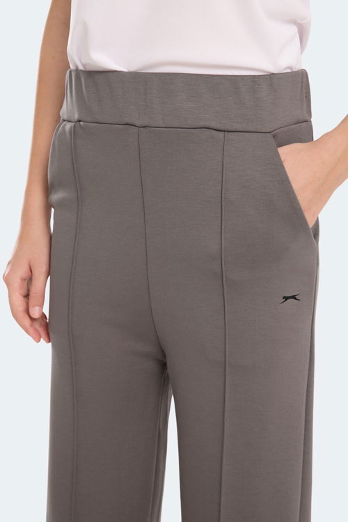 Slazenger VILLE CZG Kadın Bol Paça Koyu Gri Eşofman Altı