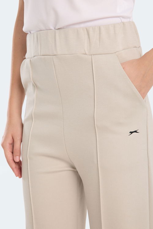 Slazenger VILLE CZG Kadın Bol Paça Taş Gri Eşofman Altı