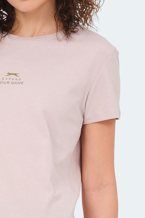 Slazenger VIRAJ 3lü Set Kadın Tişört Taş Gri - Petrol - Koyu Gri