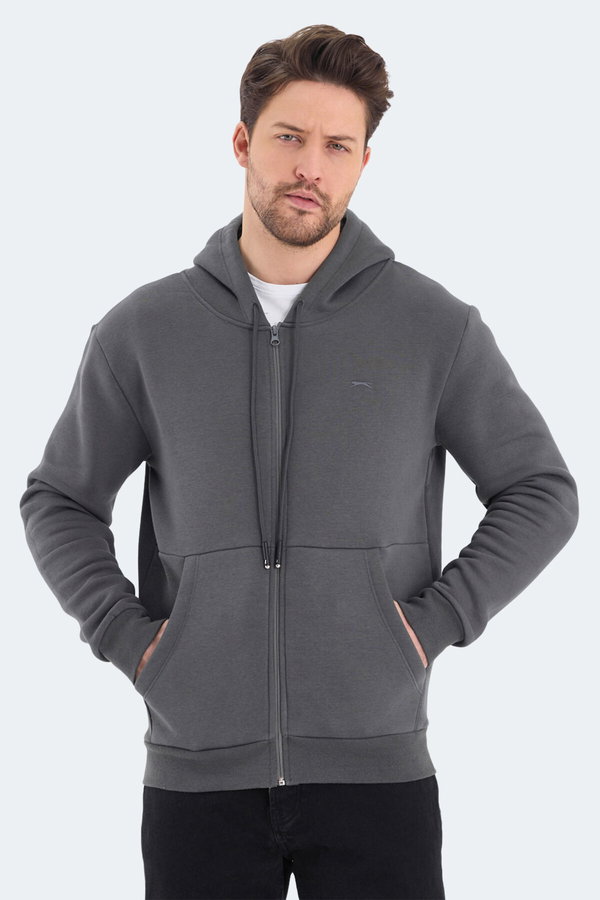 Slazenger VONDA 2 Lİ SET Erkek Siyah - Koyu Gri Sweatshırt