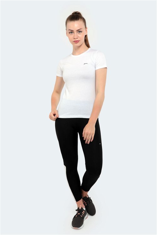 Slazenger YELENA Kadın T-Shirt Beyaz