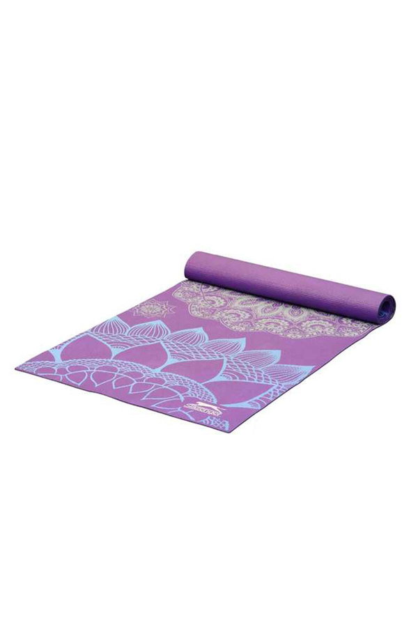 Slazenger Yoga Mat 173*61 cm - 4 mm Unisex Mor Yoga Minder Ve Matları