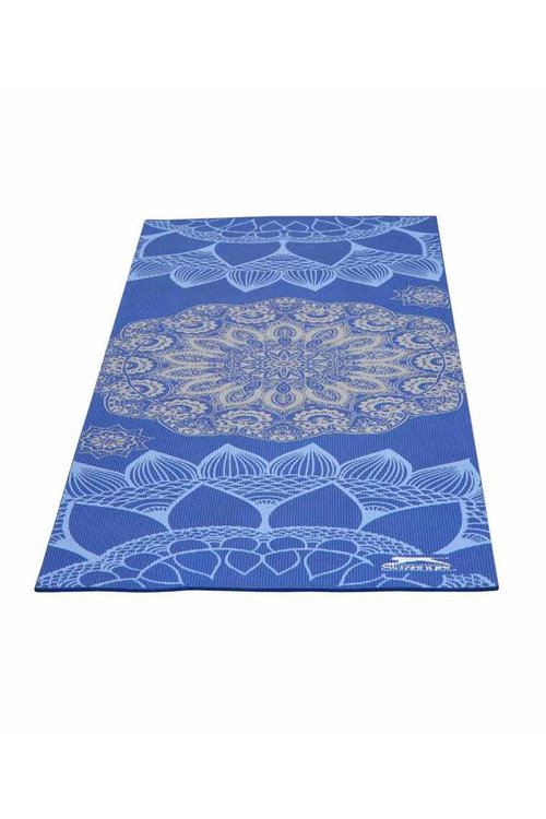 Slazenger Yoga Mat 173*61 cm - 6 mm Unisex Mavi Yoga Minder Ve Matları