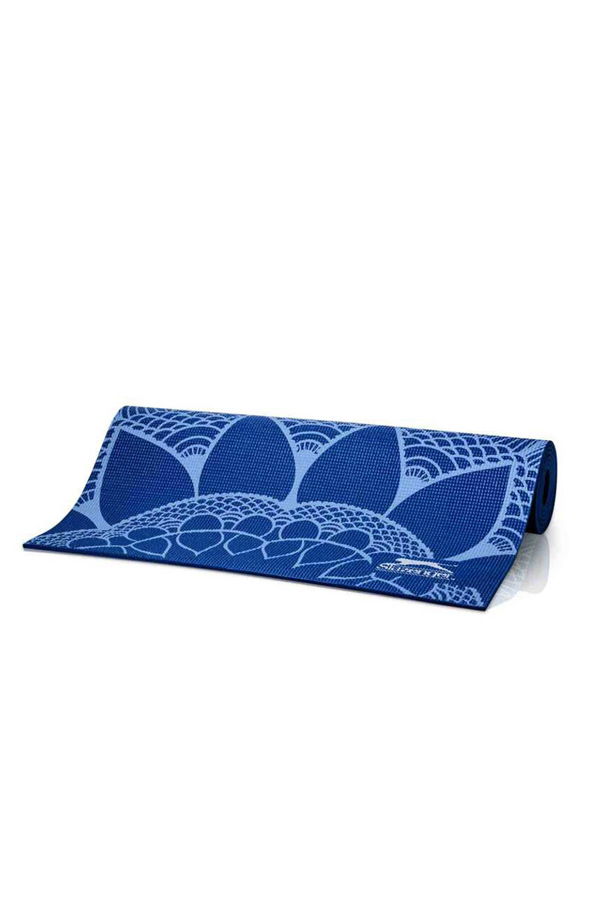 Slazenger Yoga Mat 173*61 cm - 6 mm Yoga Minder & Matları Mavi