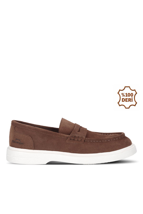Slazenger YORK I Erkek Deri Taba Süet Comfort