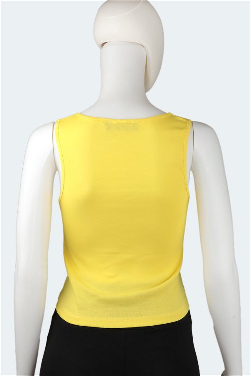 YURA Kadın Fitness T-Shirt Sarı