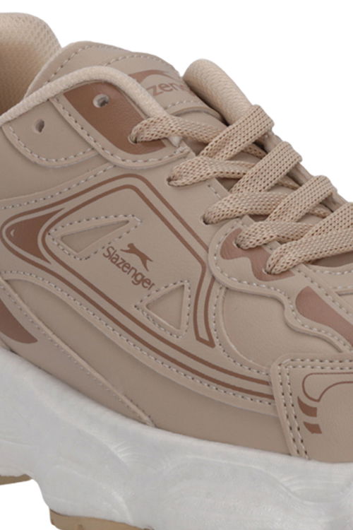 Slazenger ZAFIRA G Kadın Bej Koşu & Yürüyüş Spor Ayakkabısı