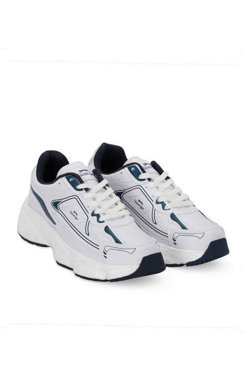 Slazenger ZAFIRA G Kadın Beyaz / Lacivert Koşu & Yürüyüş Spor Ayakkabısı