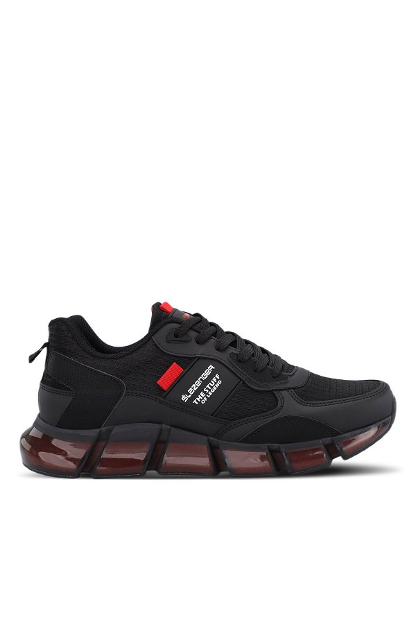 Slazenger ZAINAN Sneaker Erkek Ayakkabı Siyah / Kırmızı