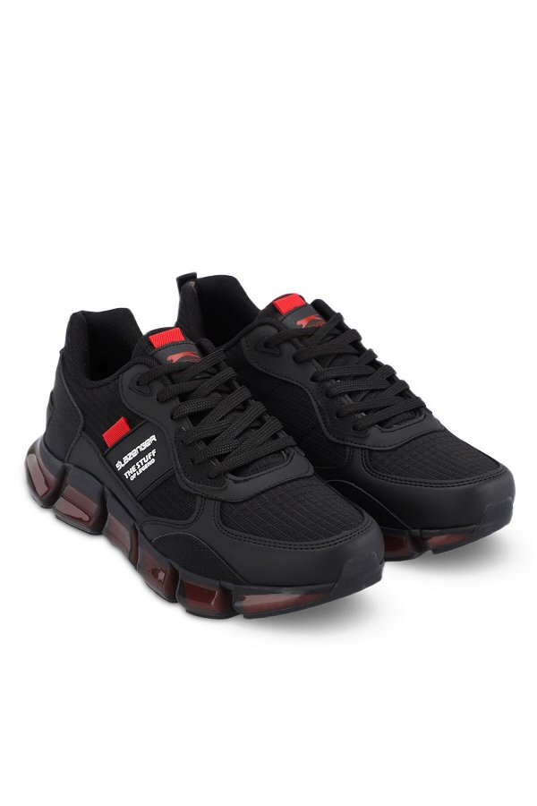 Slazenger ZAINAN Sneaker Erkek Ayakkabı Siyah / Kırmızı