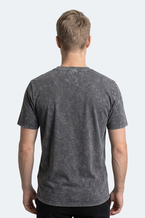 Slazenger ZAIR Erkek Baskılı Gri Tişört