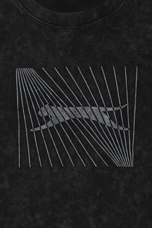 Slazenger ZAIR Erkek Baskılı Siyah Tişört