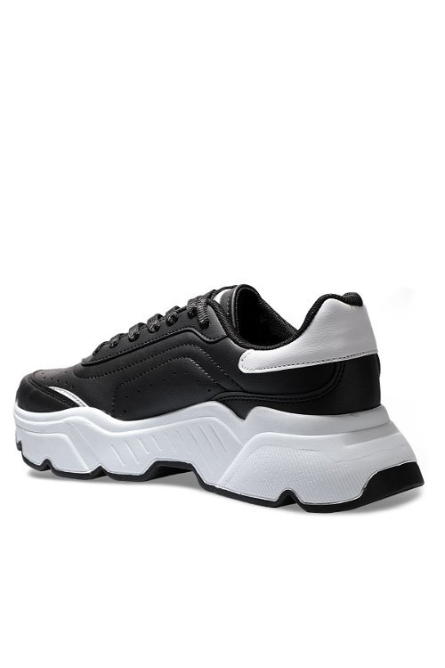 Slazenger ZALMON Sneaker Kadın Ayakkabı Siyah / Beyaz