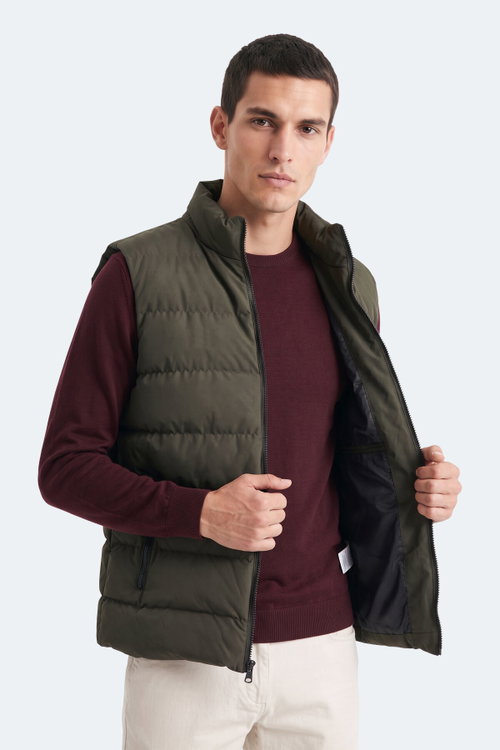 Slazenger ZANE I Erkek Şişme Haki Yelek