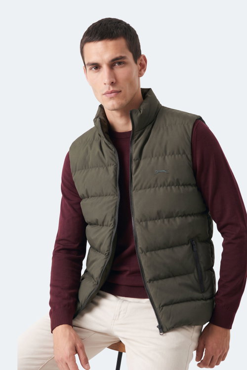 Slazenger ZANE I Erkek Şişme Haki Yelek