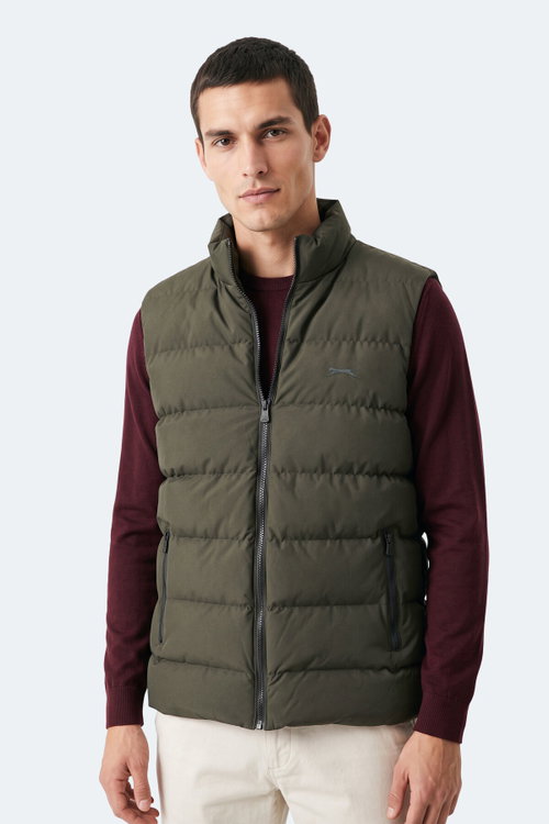 Slazenger ZANE I Erkek Şişme Haki Yelek
