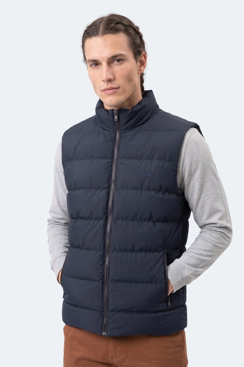 Slazenger ZANE I Erkek Şişme Lacivert Yelek