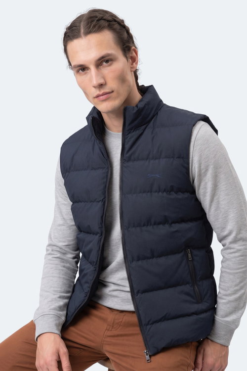 Slazenger ZANE I Erkek Şişme Lacivert Yelek