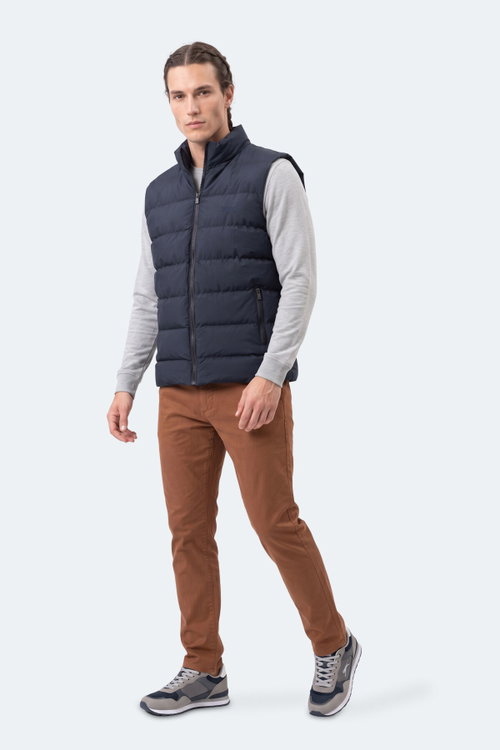 Slazenger ZANE I Erkek Şişme Lacivert Yelek