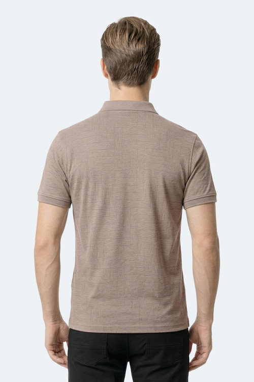 Slazenger ZANY Erkek Polo Yaka Vizon Tişört