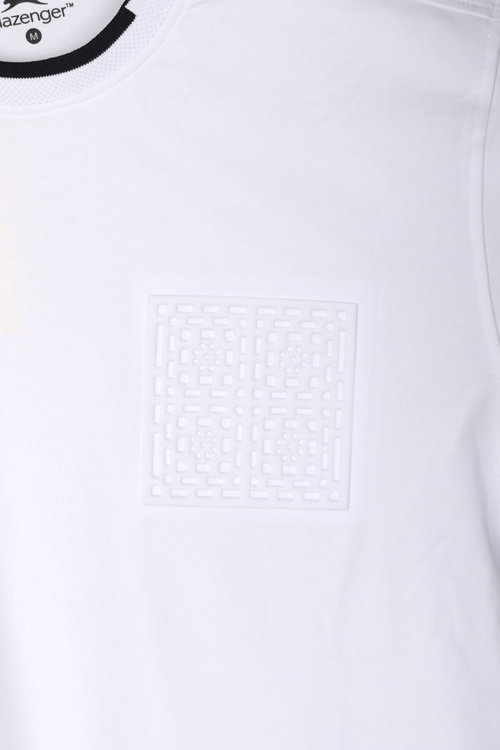 Slazenger ZAVIER Erkek Beyaz Tişört