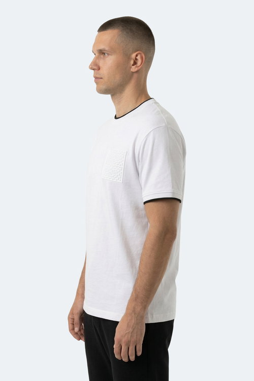 Slazenger ZAVIER Erkek Beyaz Tişört