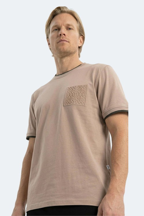 Slazenger ZAVIER Erkek Kahve Tişört