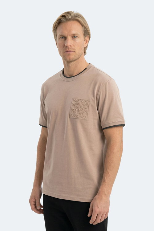 Slazenger ZAVIER Erkek Kahve Tişört