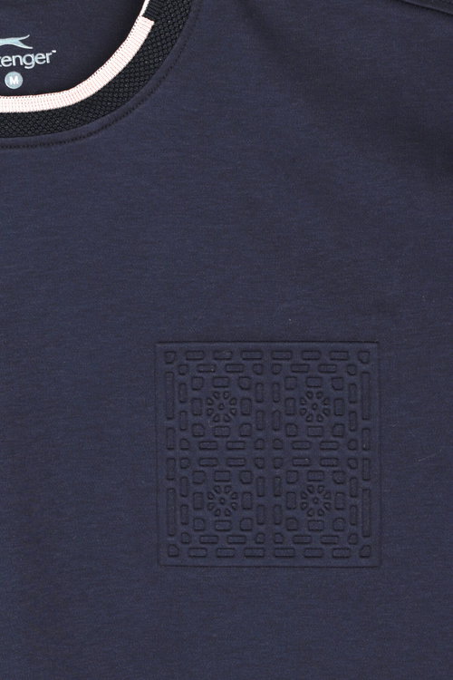 Slazenger ZAVIER Erkek Lacivert Tişört
