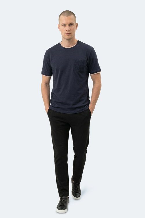 Slazenger ZAVIER Erkek Lacivert Tişört