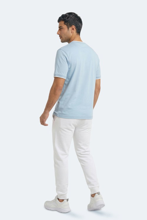 Slazenger ZAVIER Erkek Mavi Tişört