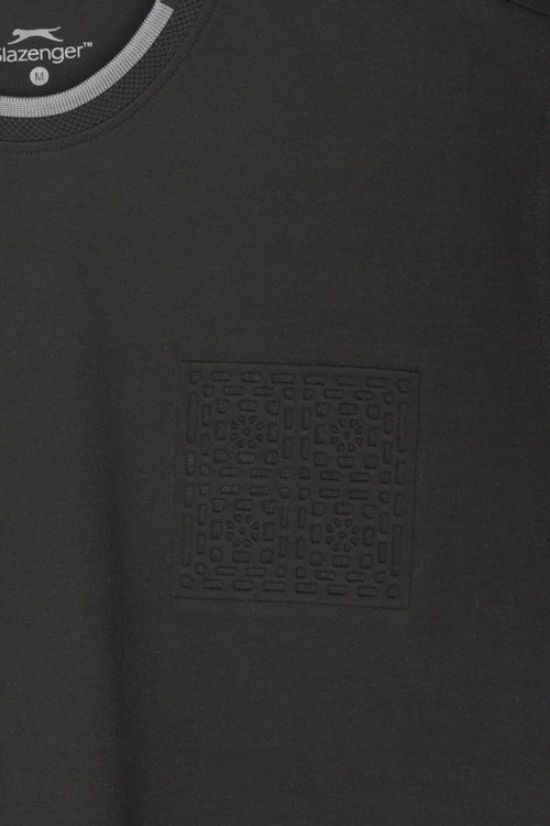 Slazenger ZAVIER Erkek Siyah Tişört