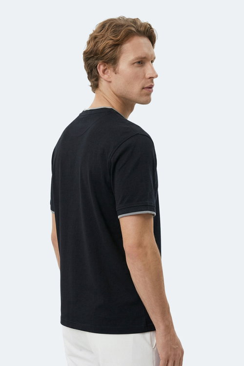 Slazenger ZAVIER Erkek Siyah Tişört