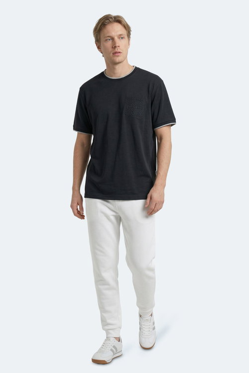 Slazenger ZAVIER Erkek Siyah Tişört