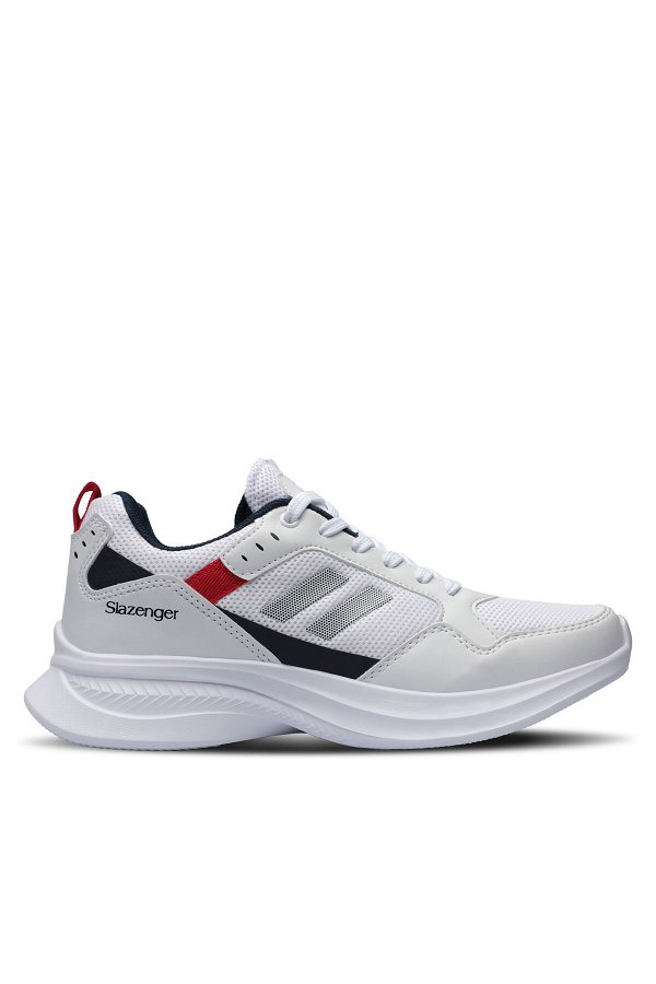 Slazenger ZAYN Sneaker Erkek Ayakkabı Beyaz / Lacivert / Kırmızı
