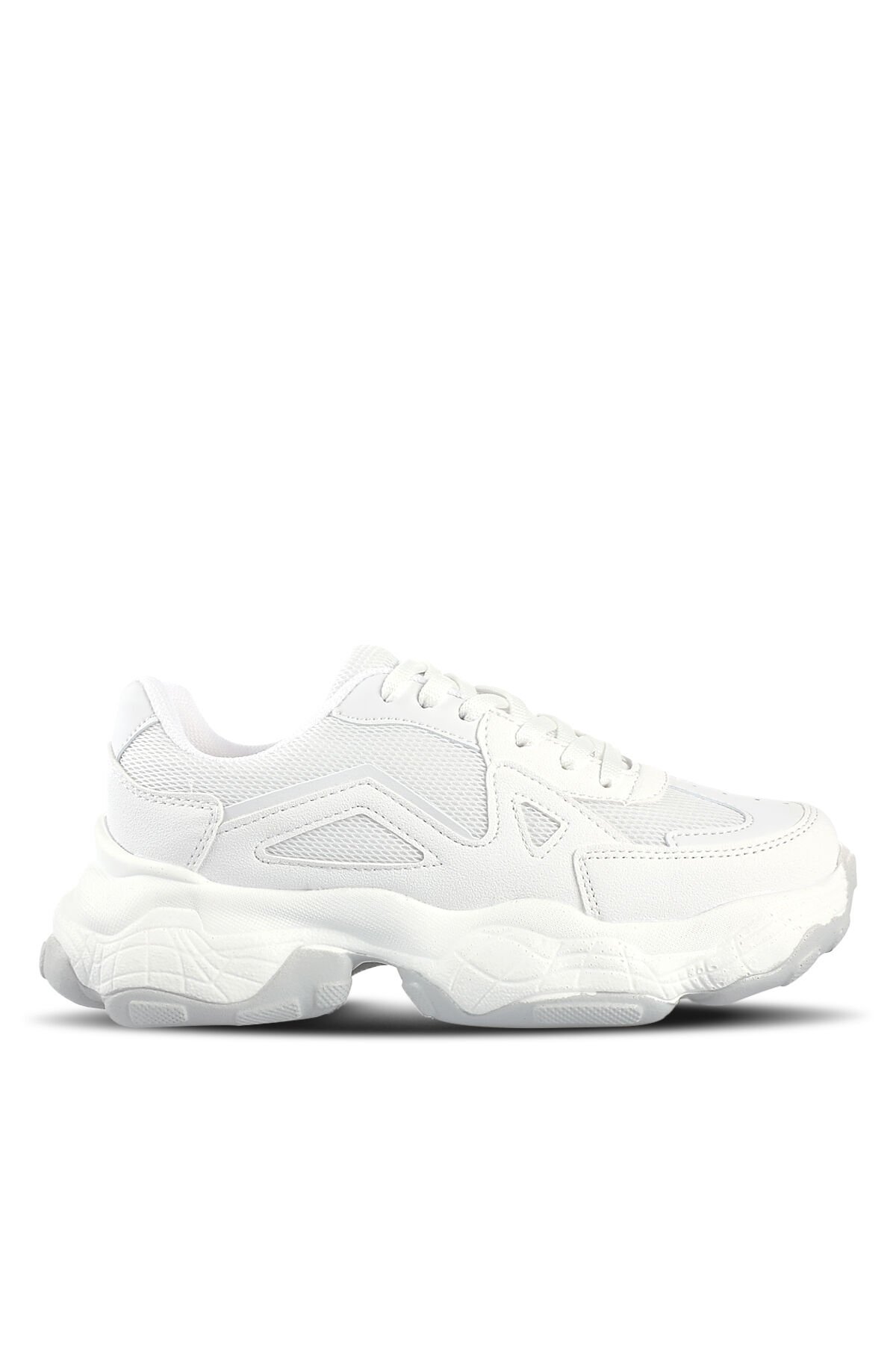 ZEF Sneaker Kadın Ayakkabı Beyaz - Thumbnail