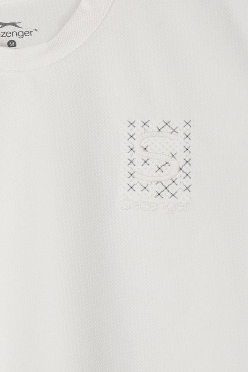Slazenger ZEGNA Erkek Beyaz Tişört